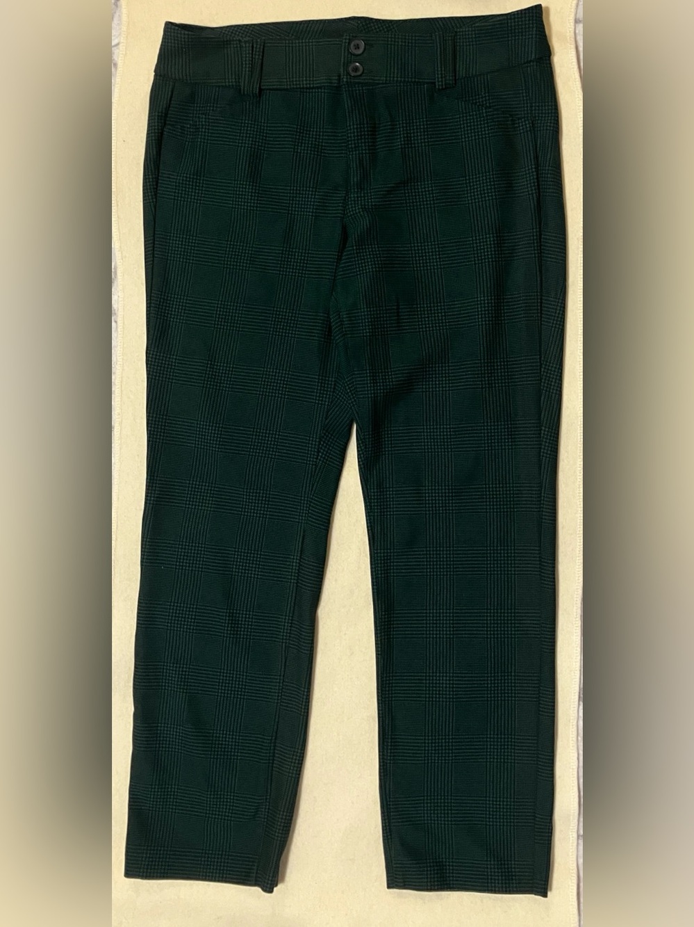 Studio by Torrid Trouser Straight Ponte Pants 16R Botanical Garden Glen Plaid